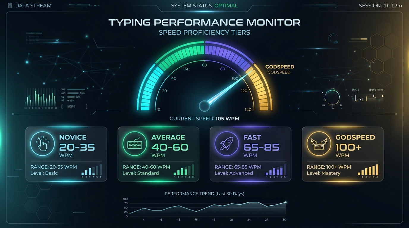 Is My Typing Speed Good? What Every WPM Score Actually Means