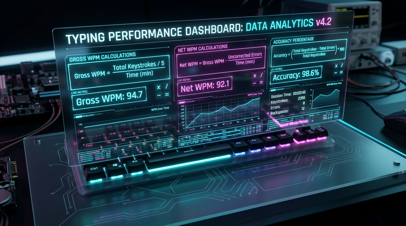 WPM Calculator & Math Formula: How to Calculate Typing Speed Accurately